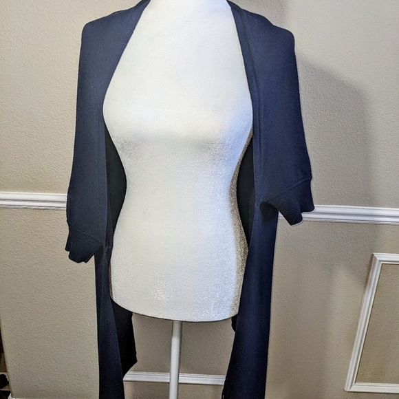 Italian SS Star Navy Blue Cardigan - Picture 2 of 6